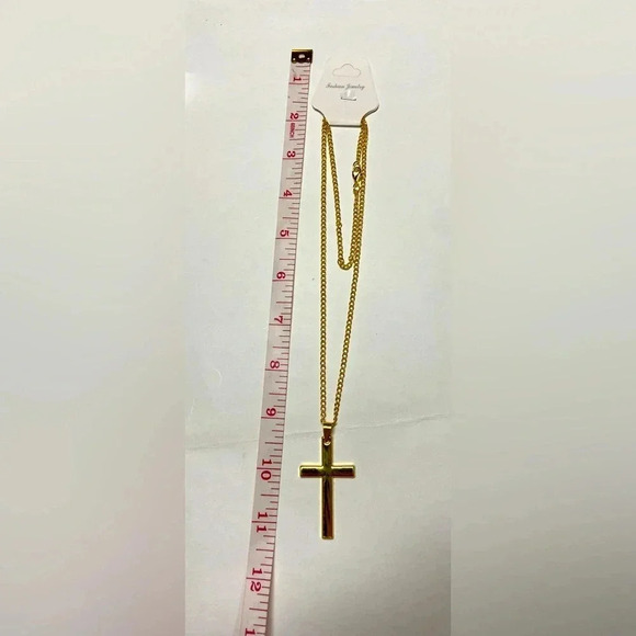 FREE With Purchase - Gold Cross Necklace - ✝️💛 - Picture 5 of 5